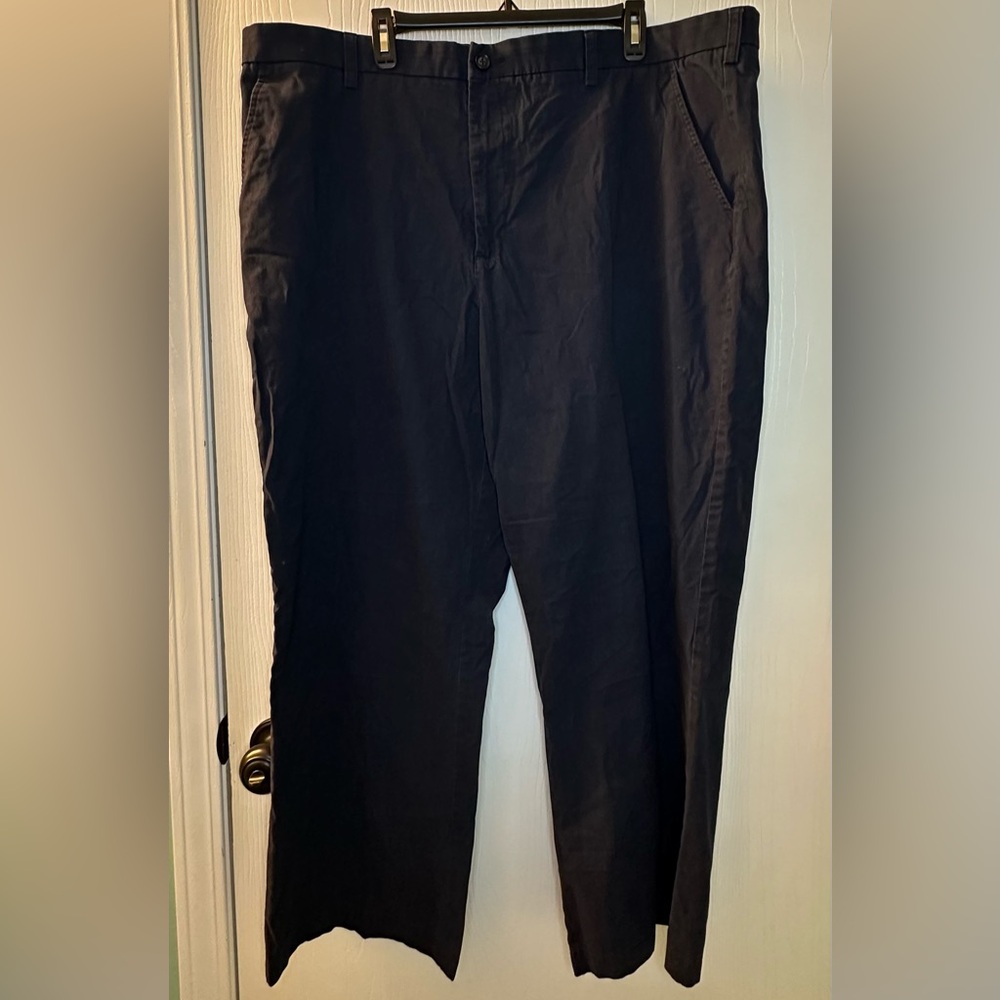 Croft‎ & Barrow navy blue casual chino khaki pants men’s 44x30